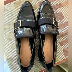 Patent leather loafers from Zara